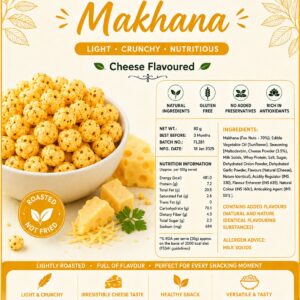 Cheese Flavoured Makhana | Fruitsmonk