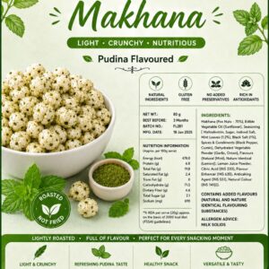 Pudina Flavoured Makhana | Fruitsmonk